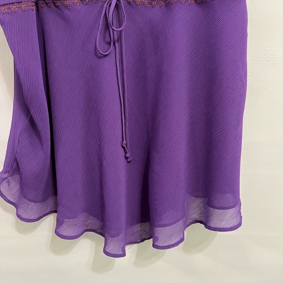 Mix It purple top with sequins boho sz 1x plus size EC - Picture 5 of 14